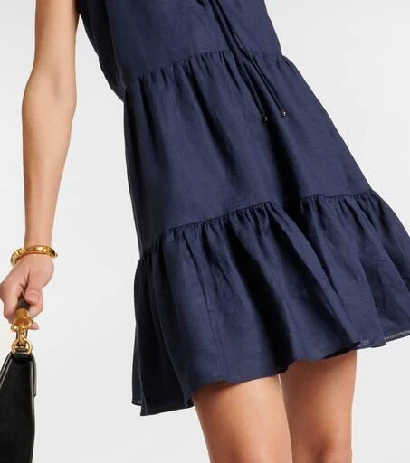 VERONICA BEARD Zee linen minidress 5