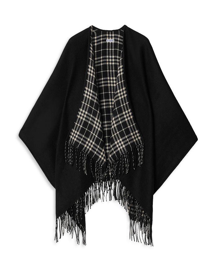 Burberry Reversible Check Wool Cape