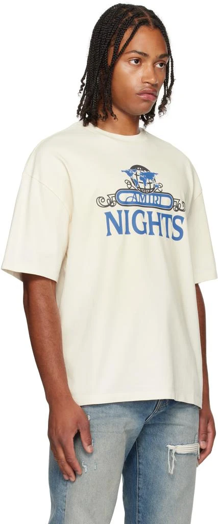 AMIRI Off-White 
AMIRI Nights
 Oversized T-shirt 2