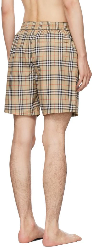 Burberry Beige Check Swim Shorts 3