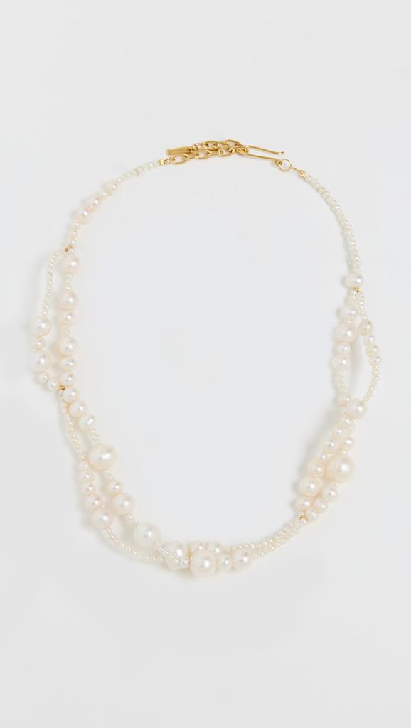 Completedworks Freshwater Pearls Twisted Necklace