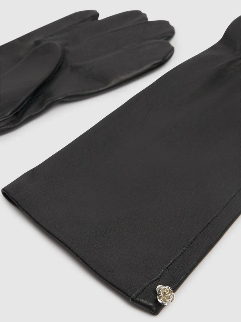 Magda Butrym Leather Long Gloves 1