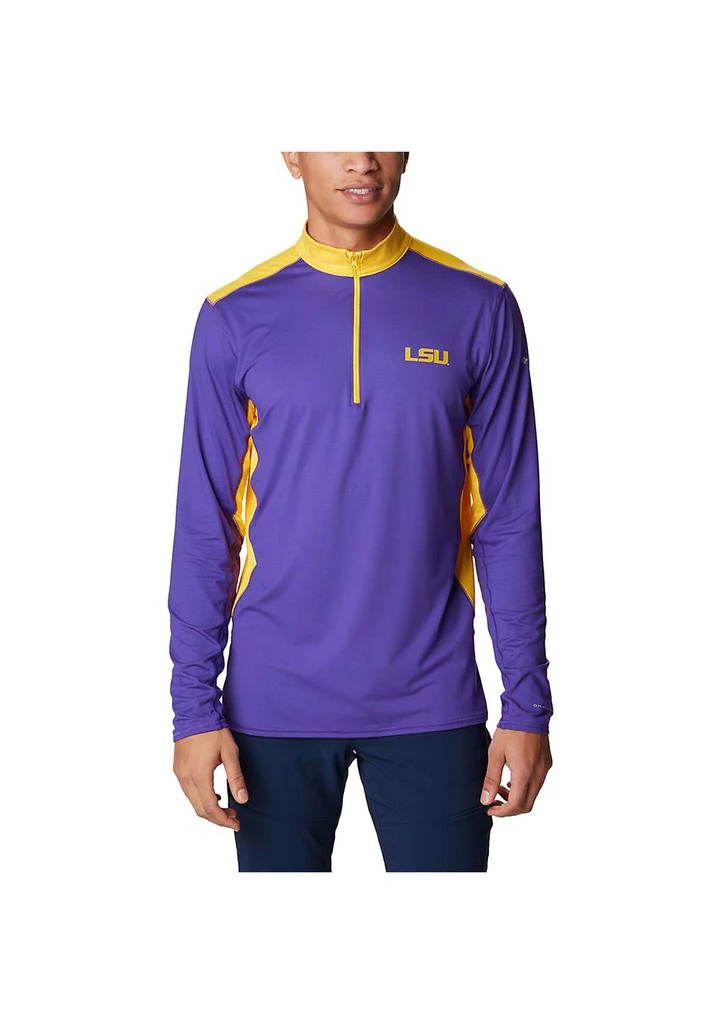 Columbia NCAA LSU Tigers Tech Trail™ Omni-Shade Quarter-Zip Top