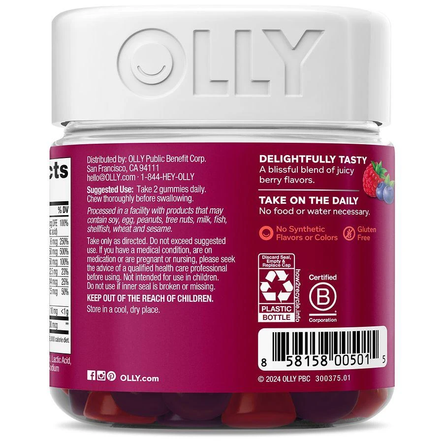 OLLY Women's Multi Blissful Berry 2