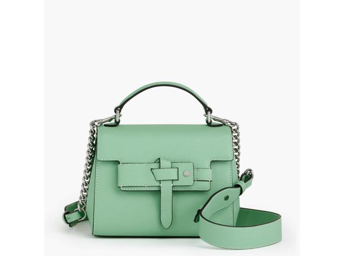 le tanneur Petit sac à main à rabat Sabrina en cuir