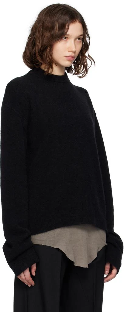 Rick Owens Black Concordians Tommy LS Sweater 2
