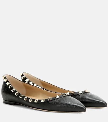 Valentino Valentino Garavani Rockstud leather ballet flats 1