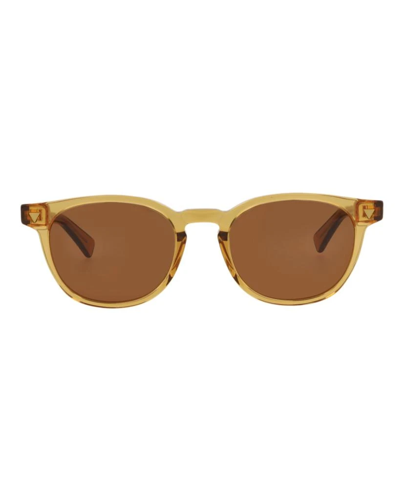 Bottega Veneta Round-Frame Recycled Acetate Sunglasses 1