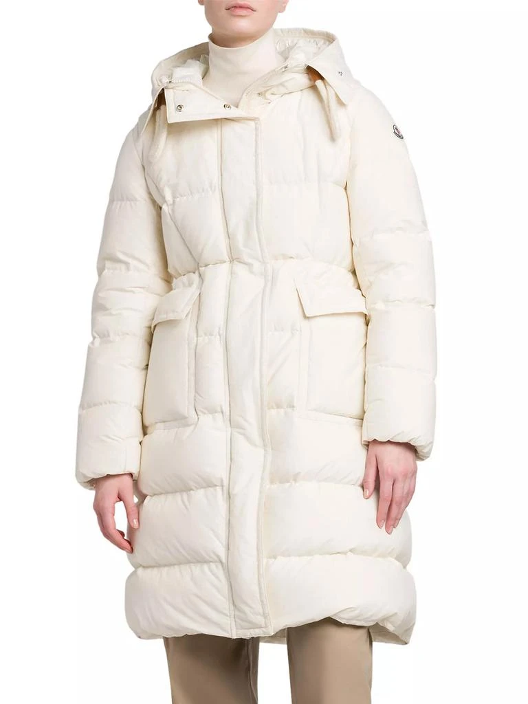 Moncler Blain Nylon Long Down Jacket 5