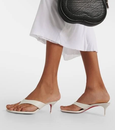 Christian Louboutin Raratonga 55 leather mules 3