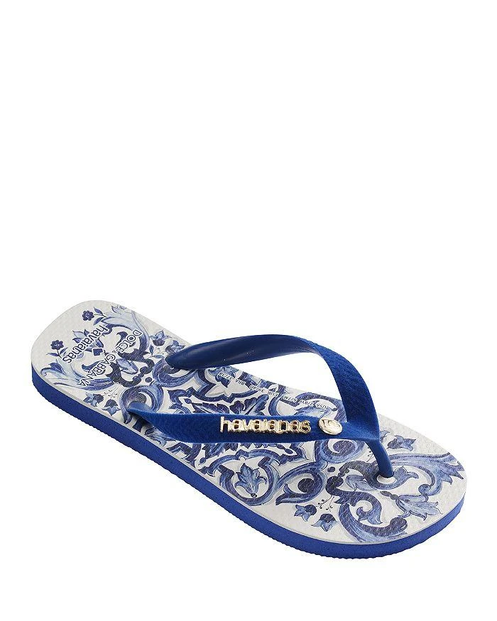Havaianas Women's Top Dolce & Gabbana Blu Mediterraneo Flip-Flops 1