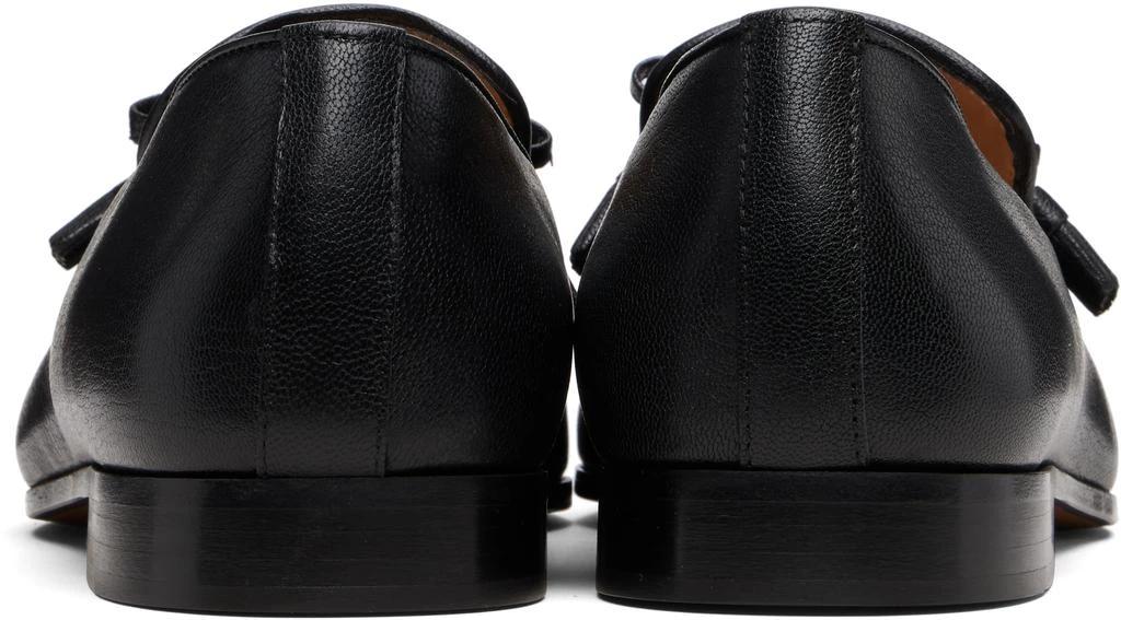 Valentino Black 
Brown Babouchoes Kidskin Loafers 2