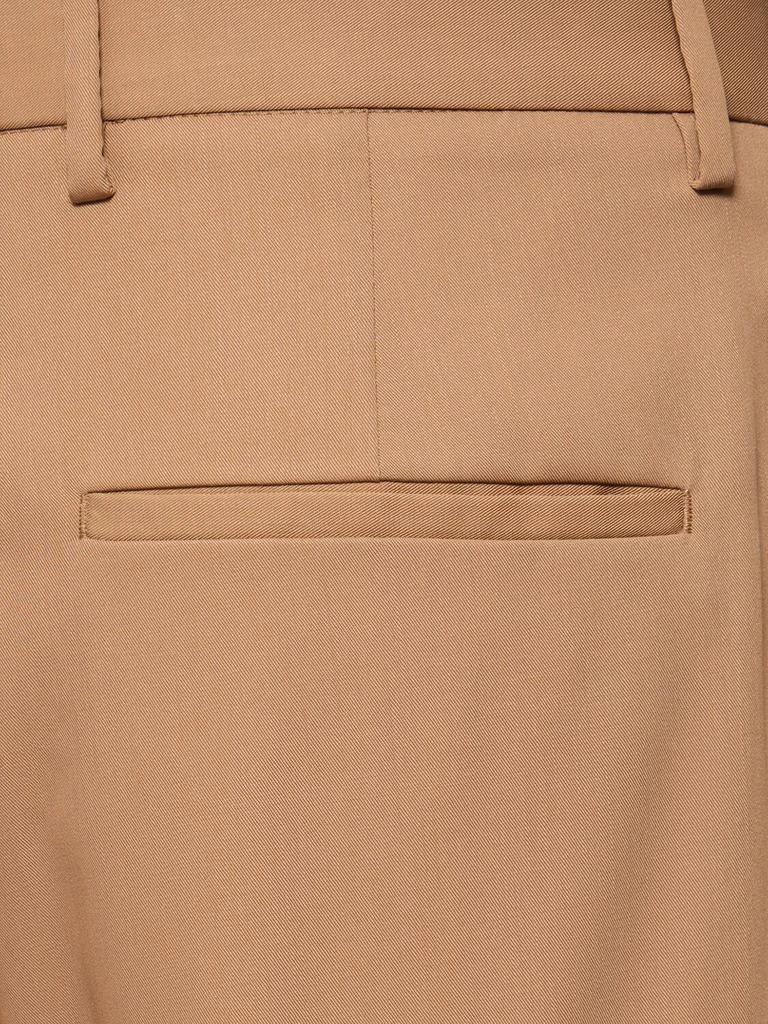 LARDINI Miami Wool Crepe Gabardine Pants 2