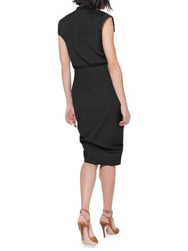 VERONICA BEARD Core Bell Ruched Mini Shirtdress 2