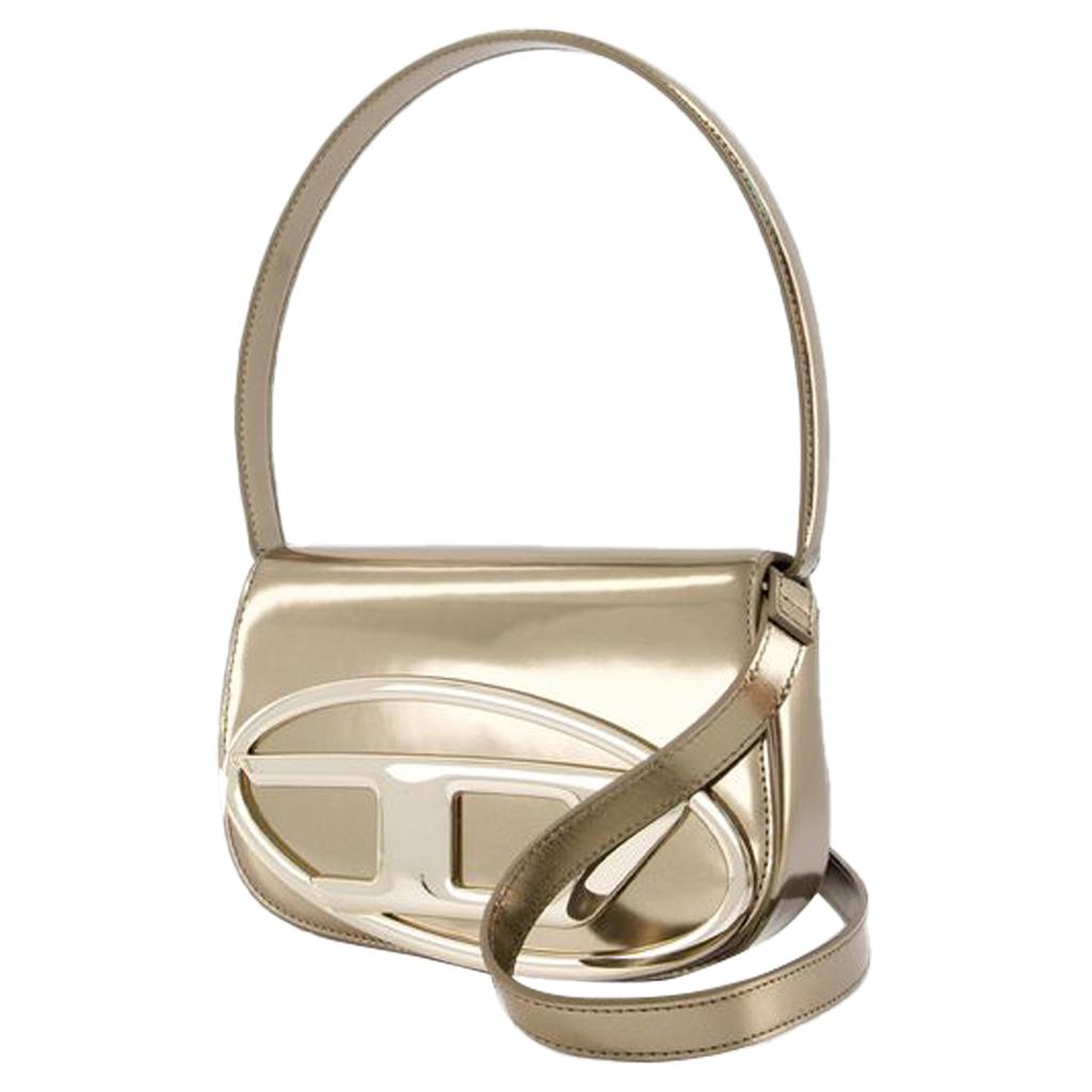 VALSTAR 1dr Shoulder Bag - DIESEL - Leather - Gold