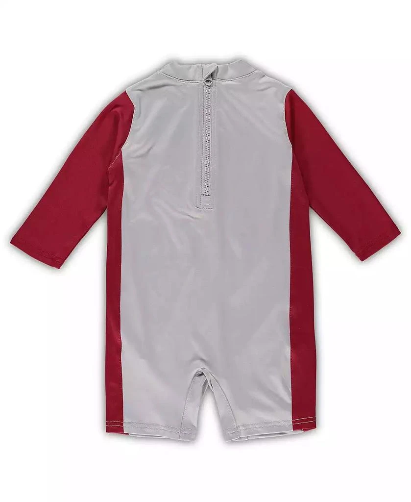 Outerstuff Toddler Girls Gray, Crimson Alabama Crimson Tide Wave Runner Wetsuit 3