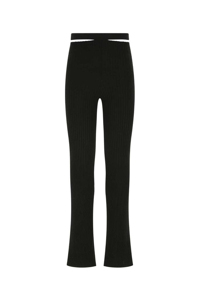 ANDREA ADAMO Andrea Adamo Cut-Out Detailed Knitted Trousers