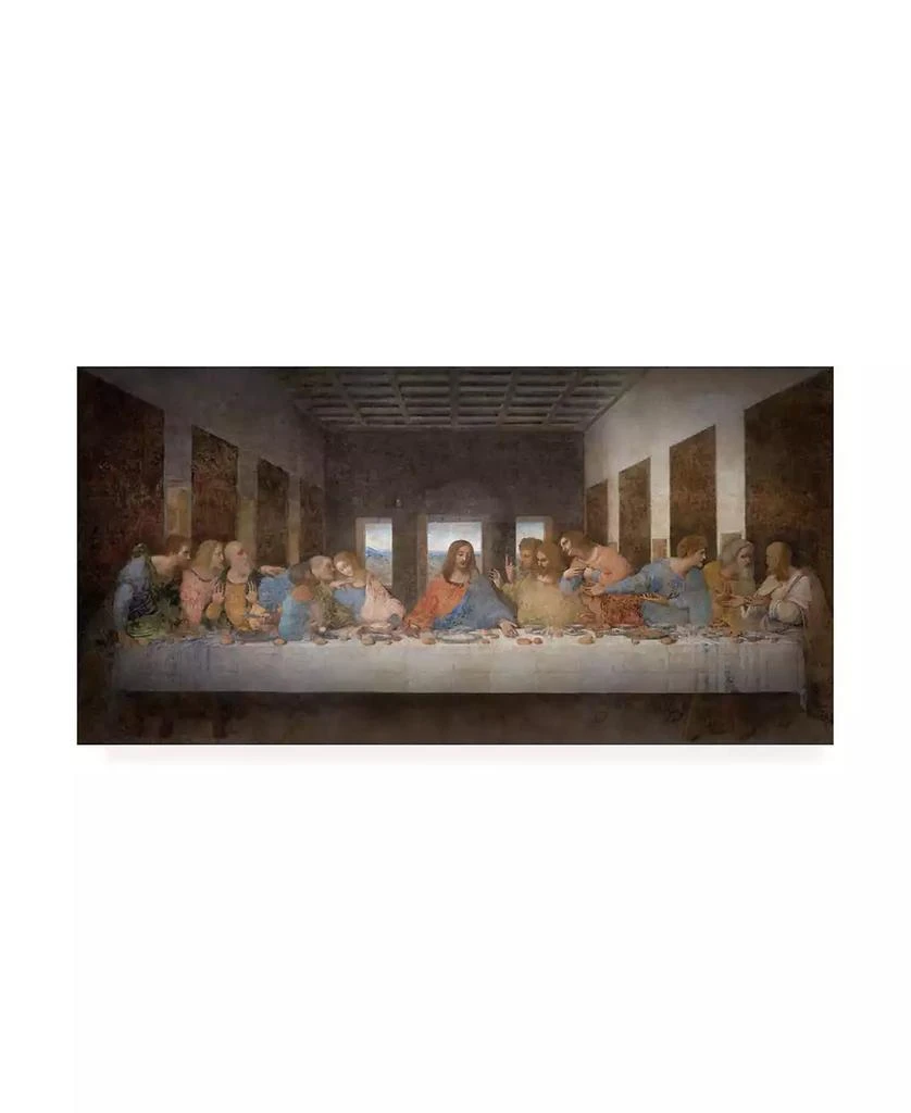 Trademark Global Leonardo Da Vinci The Last Supper Da Vinci Canvas Art - 27" x 33.5"