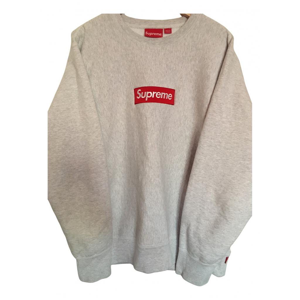 Supreme Supreme Cutout Logo Crewneck BLACK S - Hoodies