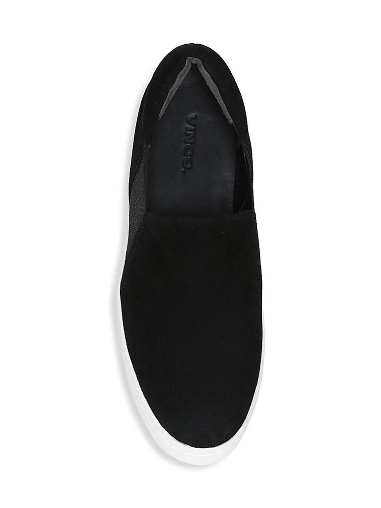 Vince Warren Slip-On Platform Suede Sneakers 5