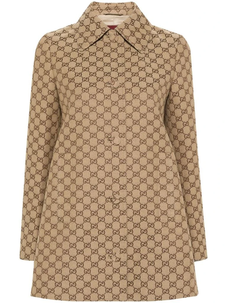 Gucci GUCCI - Gg Motif Cotton Coat 1