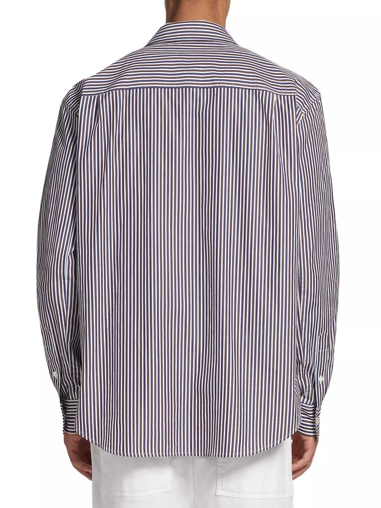 Nili Lotan Cristobal Striped Shirt 5
