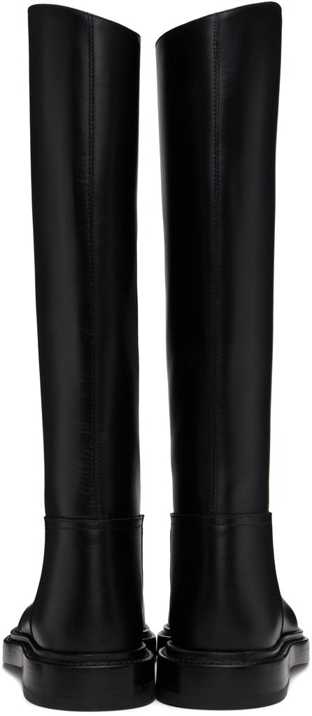 LEGRES Black Riding Tall Boots
