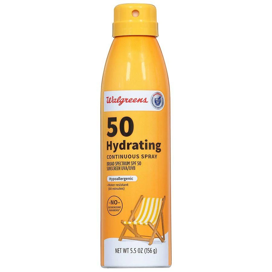Walgreens Sun Moist Spray SPF 50 1
