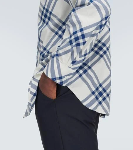 Burberry Checked cotton flannel shirt 6