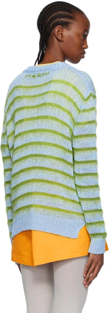 Marni Blue & Green Striped Sweater 3