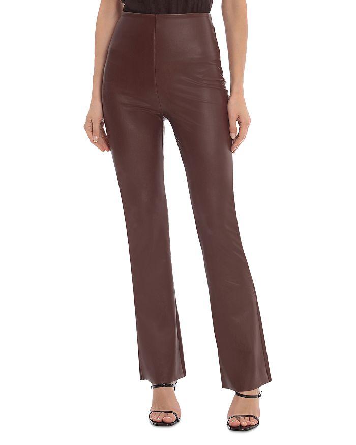 Bagatelle Faux Leather Flare Leg Pants