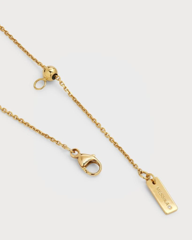 Messika Move Uno Charm Choker Necklace in 18K Yellow Gold 4