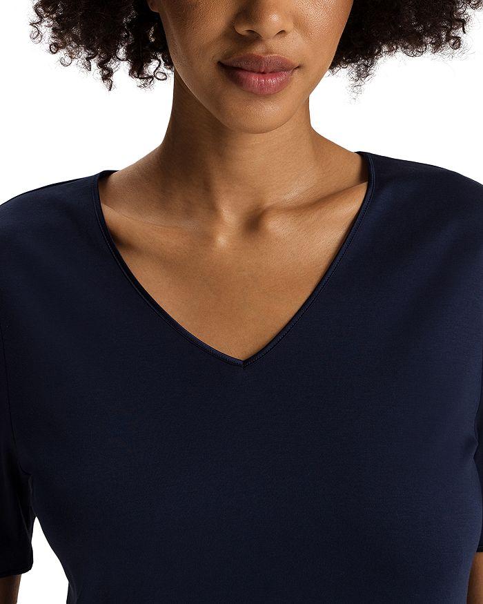 Hanro Cotton Silk V Neck Nightgown