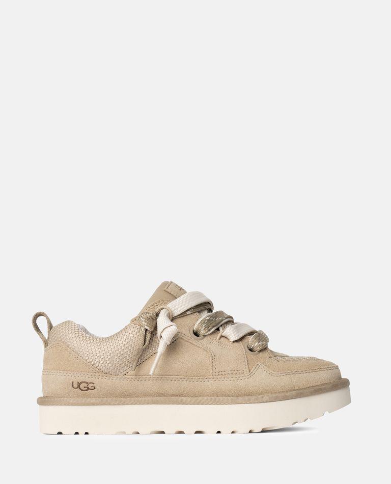 スニーカー UGG Sand Suede And Rubber Tasman Weather Hybrid Slip Ons UGG SAND SUEDE AND RUBBER TASMAN WEATHER HYBRID SLIP ONS