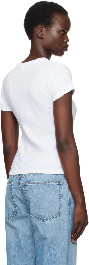 Re/Done White Hanes Edition 1960s Slim T-shirt 3