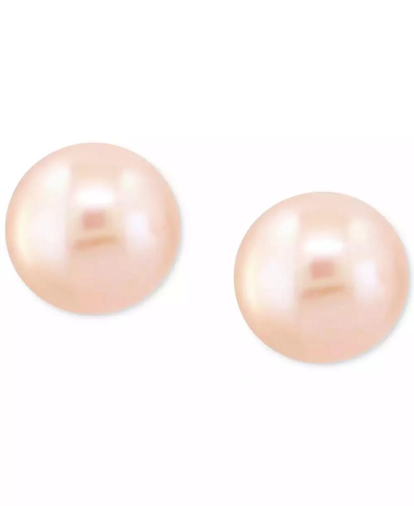 Effy EFFY® 3-Pc. Set Pink, Peach, & White Cultured Freshwater Pearl (9mm) Stud Earrings in Sterling Silver 5