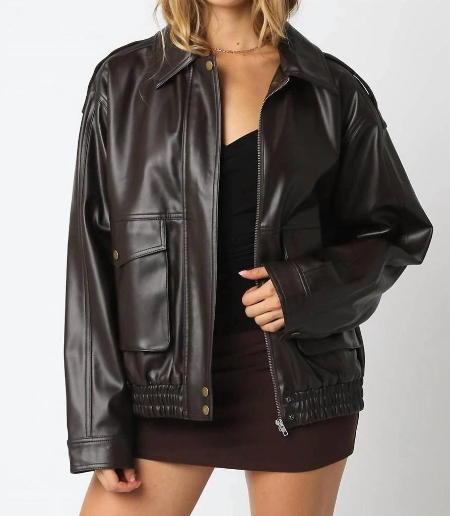 OLIVACEOUS Olivaceous - Carina Pick Up Jacket