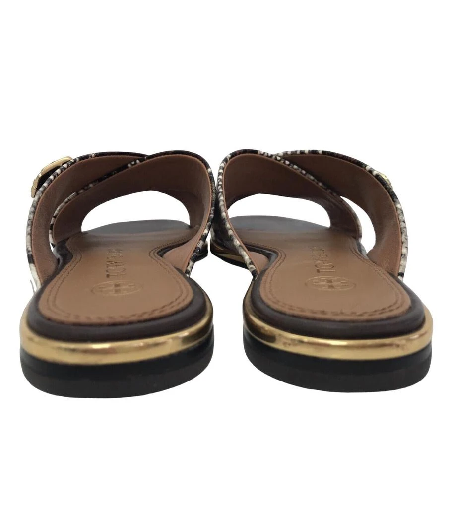 Tory Burch Delaney 5Mm Sandal In Aspen Multi Printed Snake/coconut 3