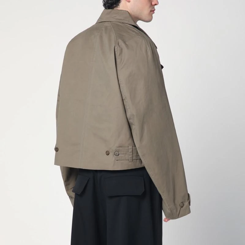 Entire Studios Cropped khaki cotton jacket 3