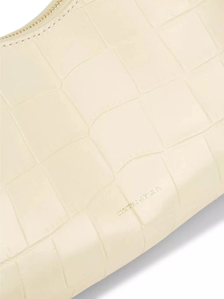 Mansur Gavriel Mini Candy Crocodile-Embossed Leather Shoulder Bag 6