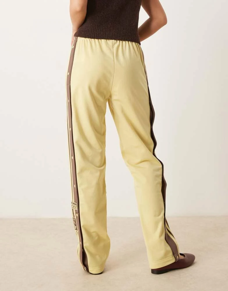 Adidas adidas Originals Adibreak track pants in yellow and brown 3
