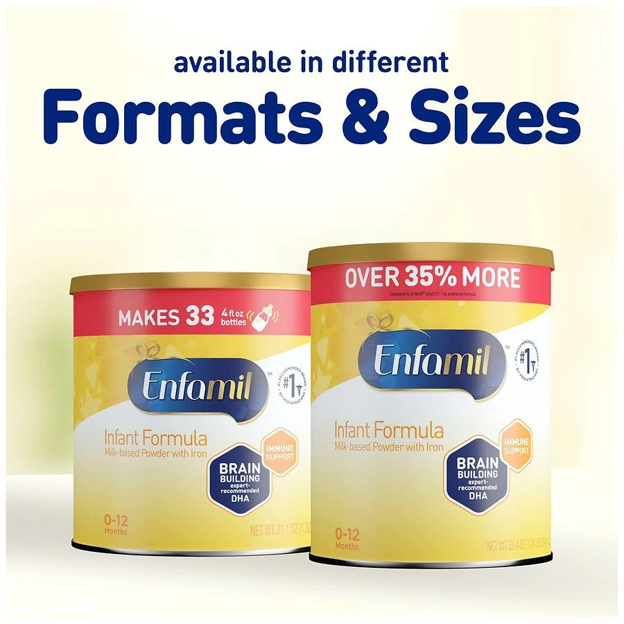 Enfamil Infant Formula Milk-Based with Iron Powder Makes 90 Ounces 7