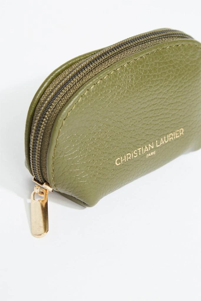 Christian Laurier Porte-Monnaie Nika Croco - Vert Olive 4