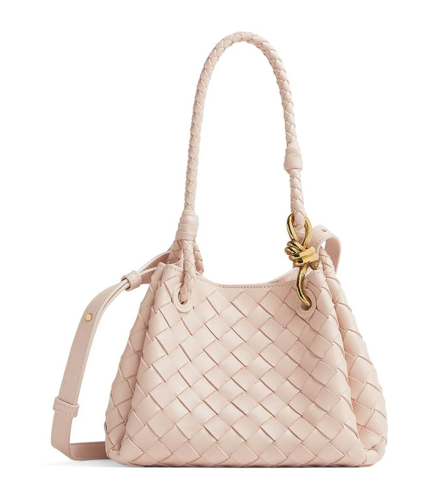 Bottega Veneta Small Lambskin Andiamo Parachute Cross-Body Bag 1