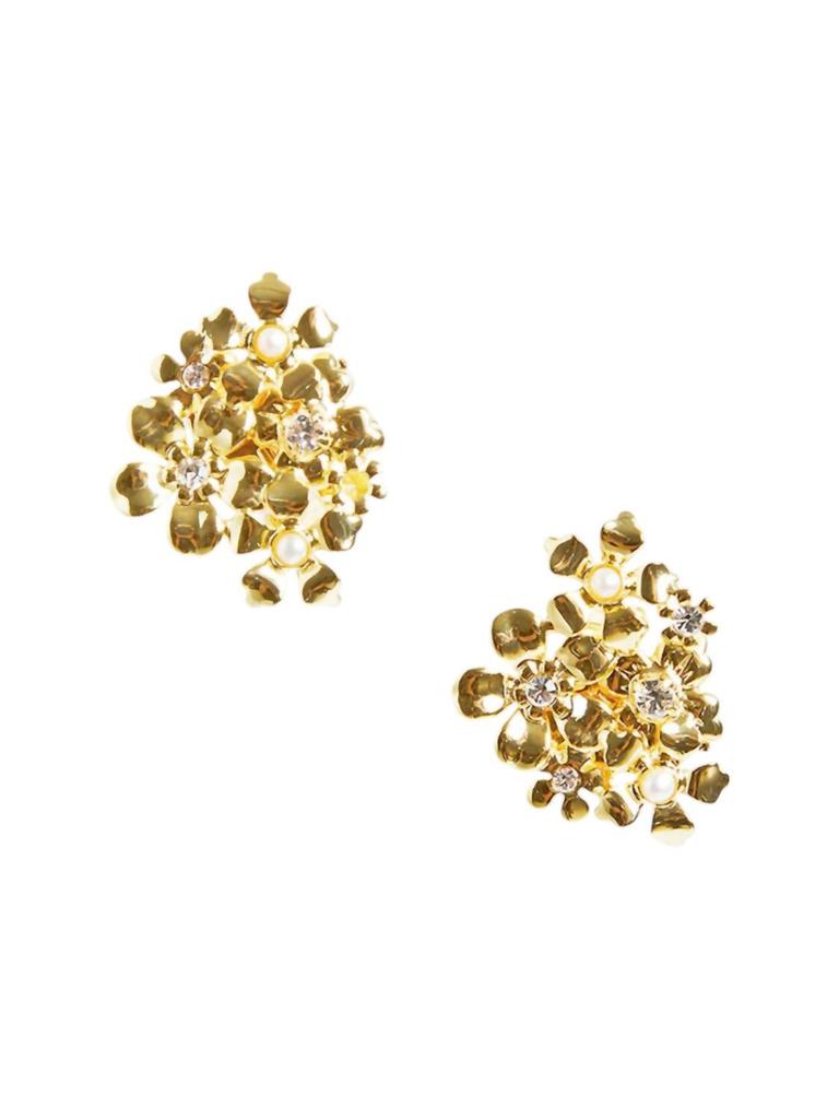 Mestiza New York Mestiza New York - Women's Narra Cluster Clip On Earrings