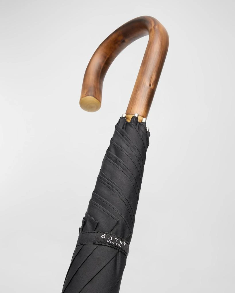 Davek Men's Savile Wood-Handle Umbrella 2