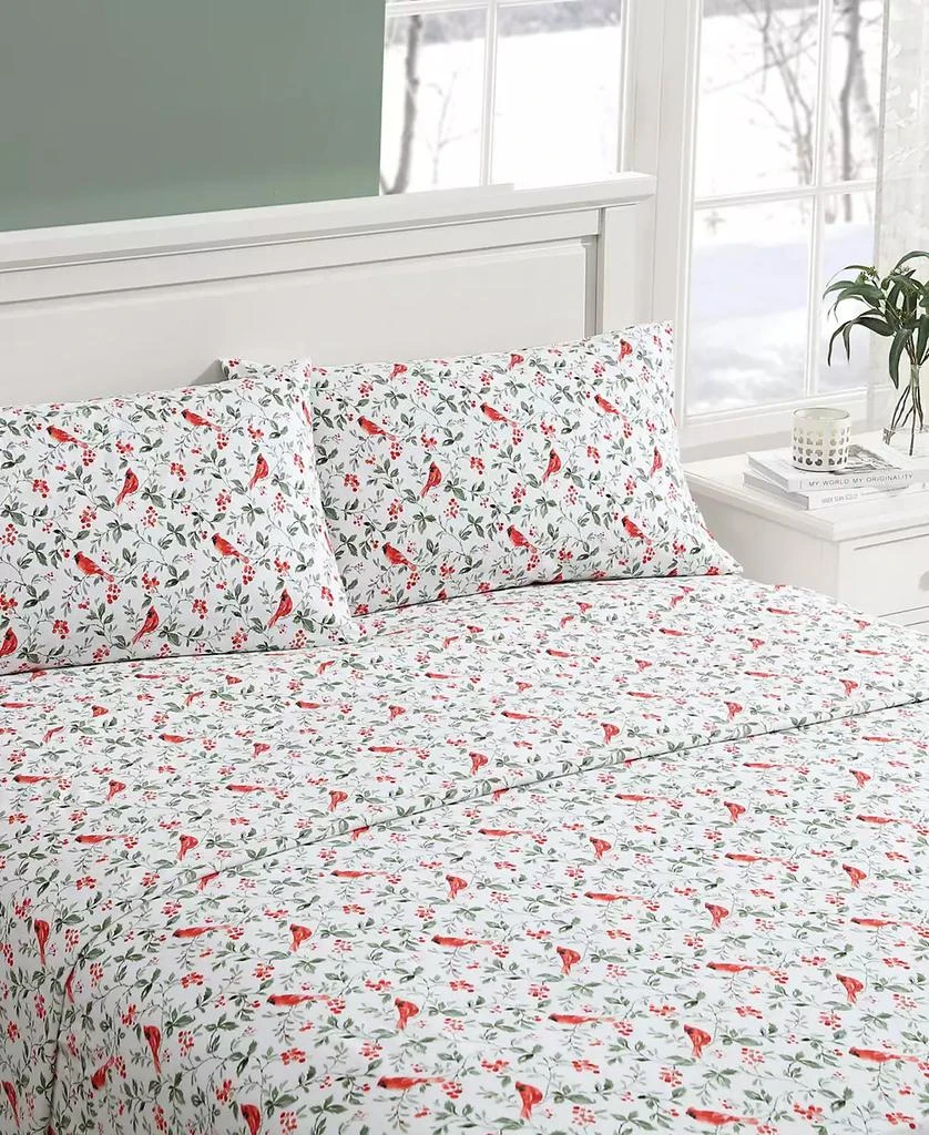 Laura Ashley Flannel 4 -Pc. Sheet Set 3