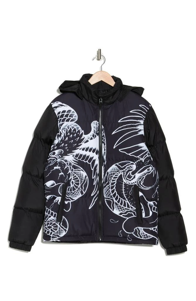 Ed Hardy Eagle Serpent Battle Puffer Jacket 3