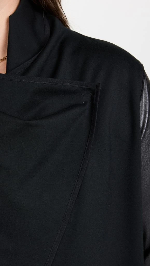 SPANX Faux Leather Convertible Jacket 10