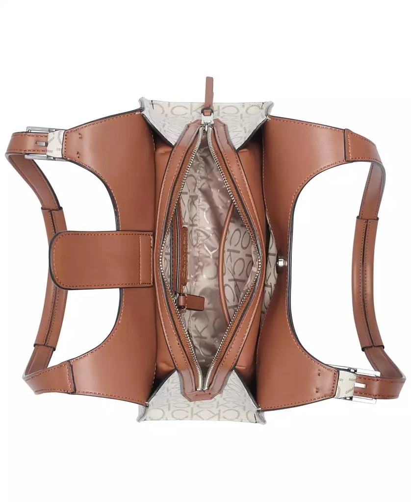 Calvin Klein Quill Signature Medium Shoulder Bag 8